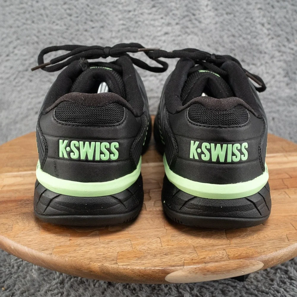 KSwiss Hypercourt Express 2 Tennis Shoes Men's US 13, Black & Neon Green